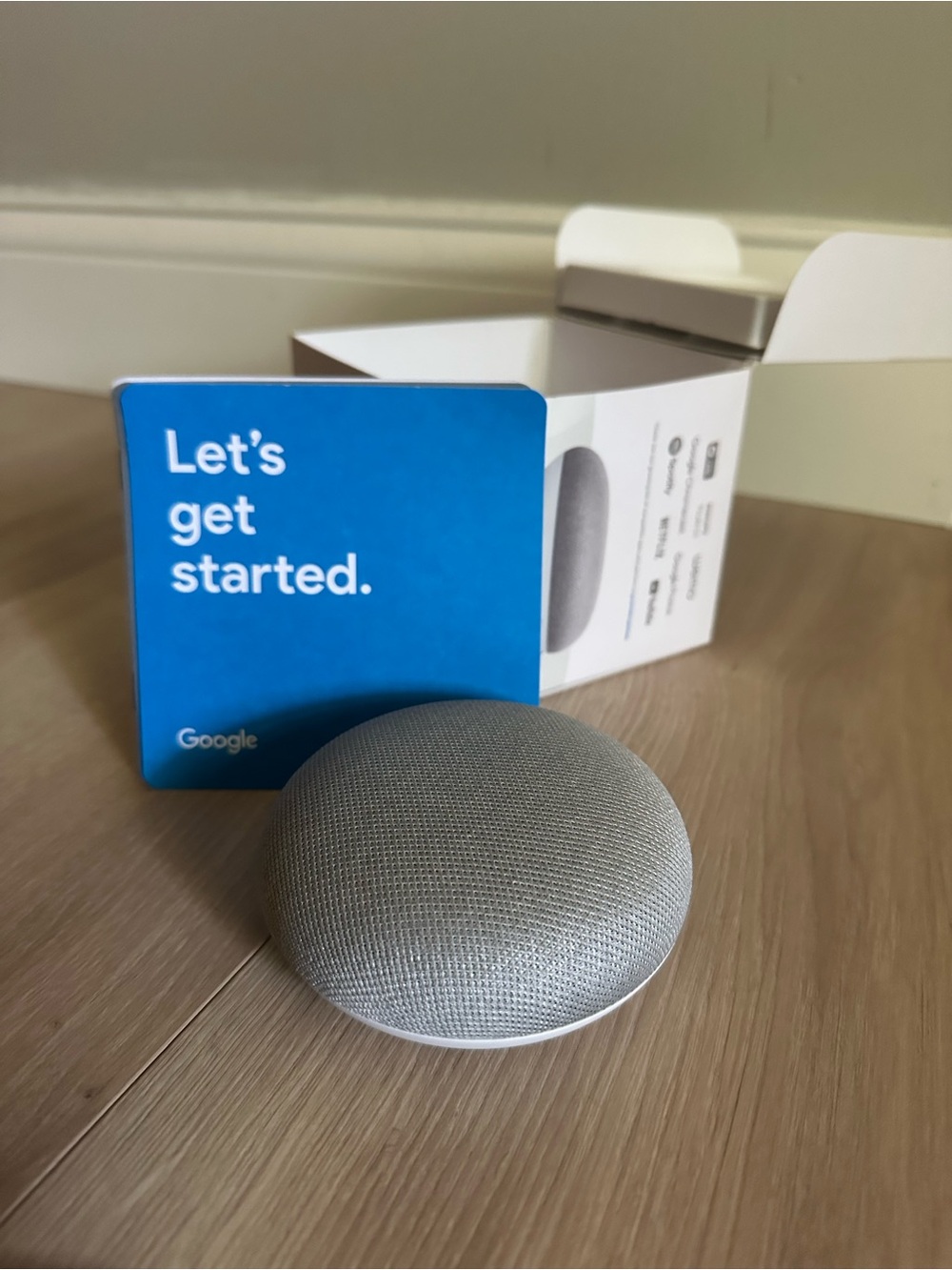 google Home Mini (Gray) Smart Voice Speaker